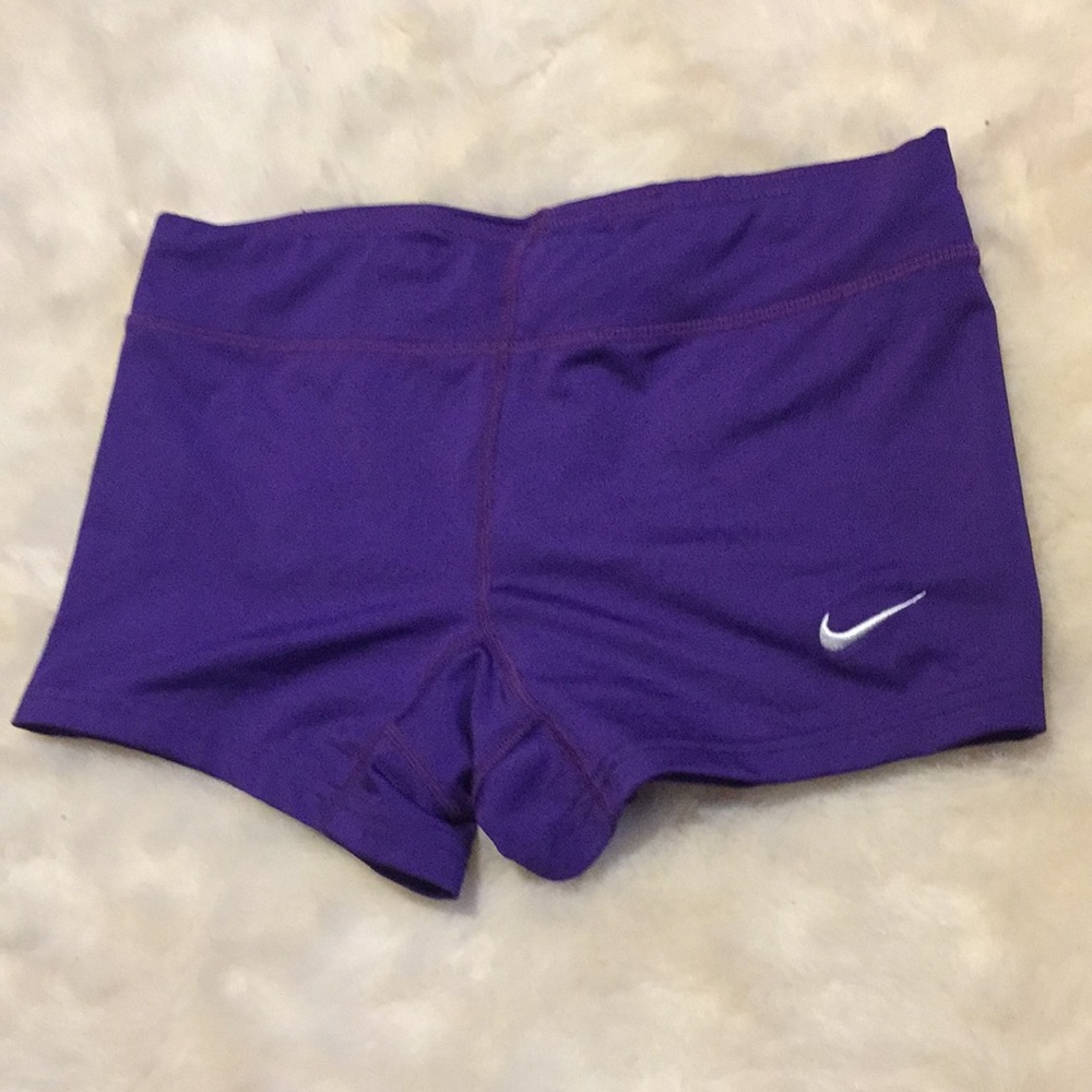 Nike Purple Dri Fit Spandex Shorts
